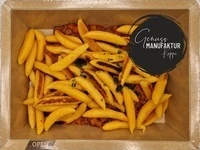 Bild Süßkartoffel Schupfnudeln mit veganer Bolognese