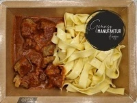Bild Rindergulasch mit Tagliatelle