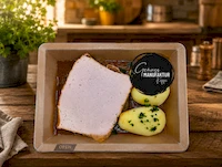 Bild Fleischk&auml;se, Bratenso&szlig;e, Sauerkraut & Kartoffeln