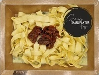 Bild Spinat-Tomaten-Pasta mit Frischk&auml;seso&szlig;e