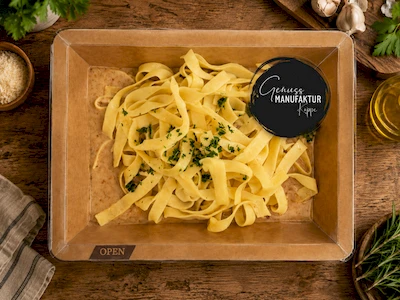 Bild Tagliatelle mit Pfifferlingsrahmso&szlig;e