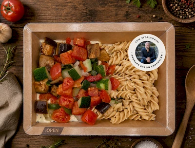 Bild Vollkorn-Fusilli mit Gem&uuml;se-Frischk&auml;sekr&auml;uterso&szlig;e AB VEGI