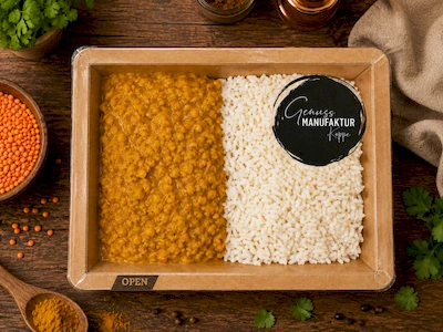 Bild Dal Makhani mit Langkornreis