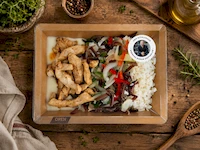 Bild asiatische Pfanne mit H&auml;hnchen & Langkornreis AB 500g