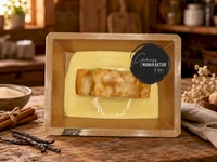 Bild Apfelstrudel mit Vanilleso&szlig;e