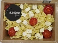 Bild Farfalle mit Bärlauchpesto, Kirschtomaten & Hirtenkäse
