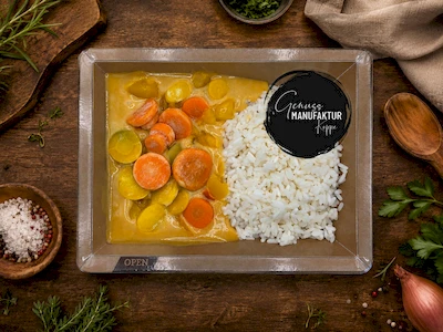 Bild Gem&uuml;se Yellow Thai Curry mit Langkornreis