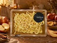 Bild Apfelsp&auml;tzle mit Zimt-Zucker & Vanilleso&szlig;e