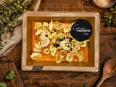 Bild Tortellini Carne mit Tomaten-Rahmso&szlig;e