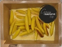 Bild s&uuml;&szlig;e Schupfnudeln mit Vanilleso&szlig;e