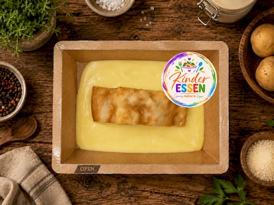 Bild Apfelstrudel mit Vanilleso&szlig;e