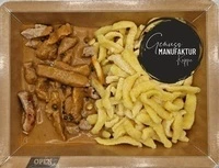 Bild Schweinegeschnetzeltes mit Pfefferrahmsoße & Spätzle