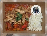 Bild H&auml;hnchenbrust auf mediterranem Gem&uuml;se, B&auml;rlauch-Pesto & Langkornreis AB 500g