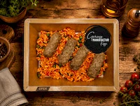 Bild Cevapcici mit Ajvar & Djuvecreis