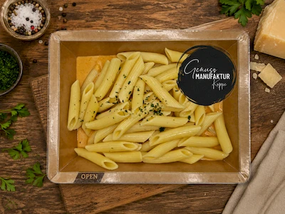 Bild Paprika-Cashew-So&szlig;e mit Penne