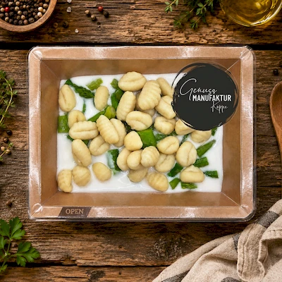 Bild Gnocchi mit gr&uuml;nem Spargel