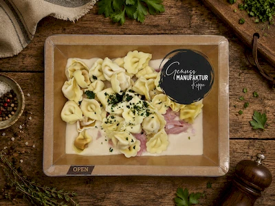 Bild Tortellini Carne mit Schinken-Rahmso&szlig;e