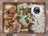 Bild asiatische Pfanne mit H&auml;hnchen & Langkornreis AB 500g