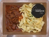 Bild Rindergulasch mit Tagliatelle