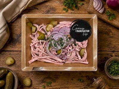 Bild Wurstsalat mit Zwiebeln