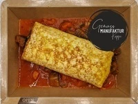 Bild Quinoa Grünkohl Strudel auf mediterranem Gemüse 450g