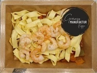 Bild Shrimps auf Ratatouille & Tagliatelle